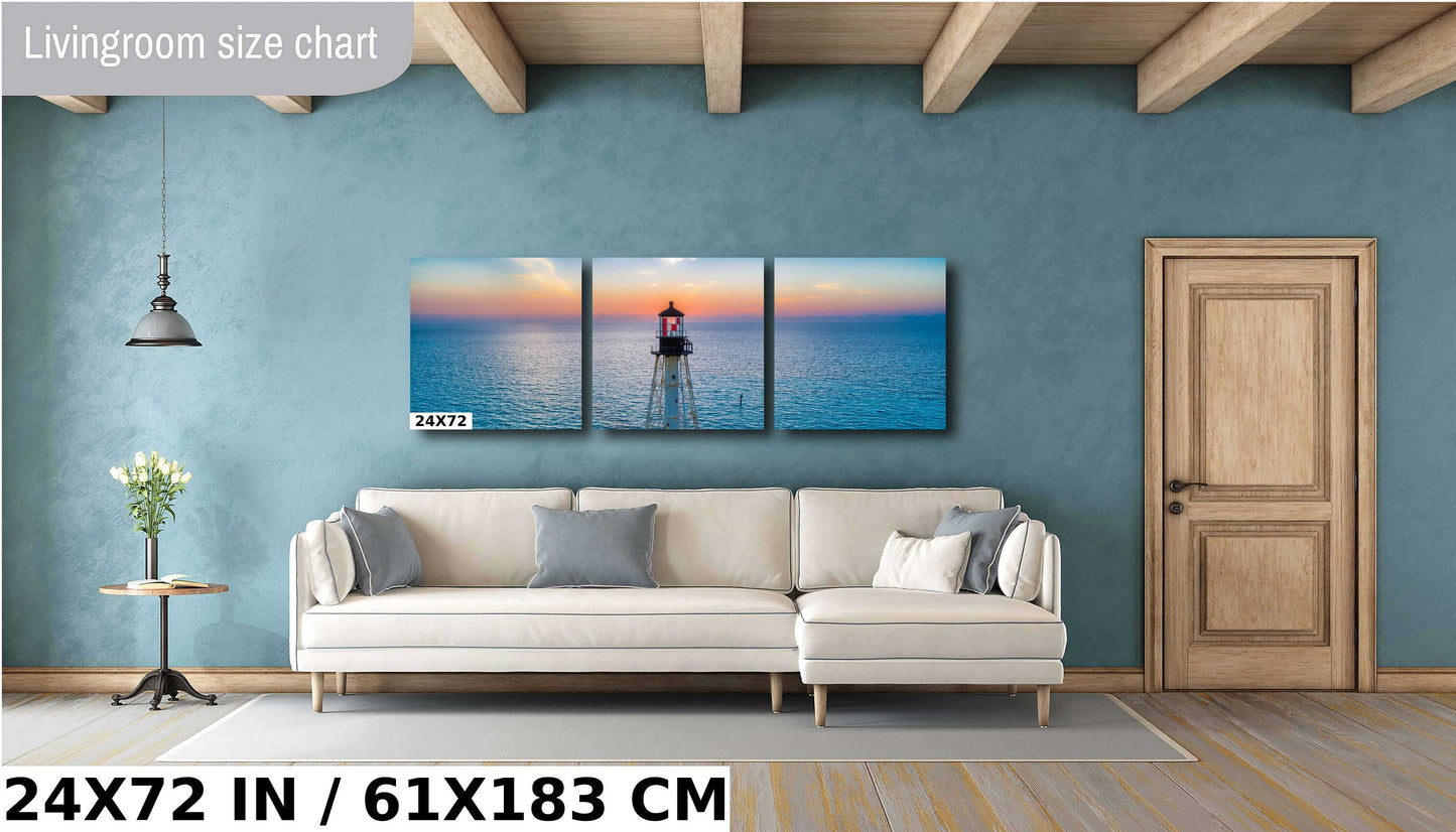 Alligator Reef Lighthouse Print – Nautical Wall Decor | Canvas, Metal & Acrylic Art