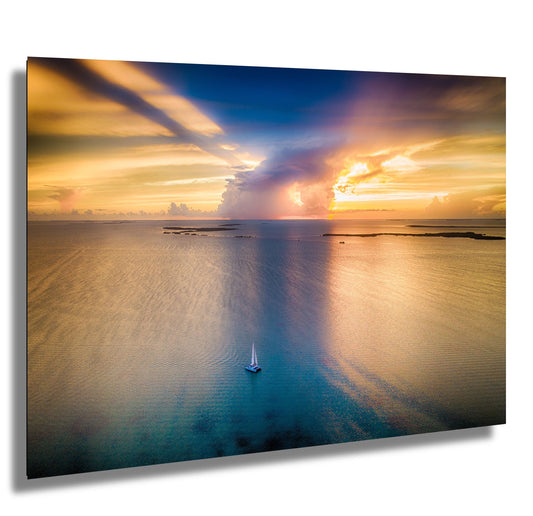 Florida Keys Wall Art - Sunset Canvas Print | Ready to Hang Nautical Decor