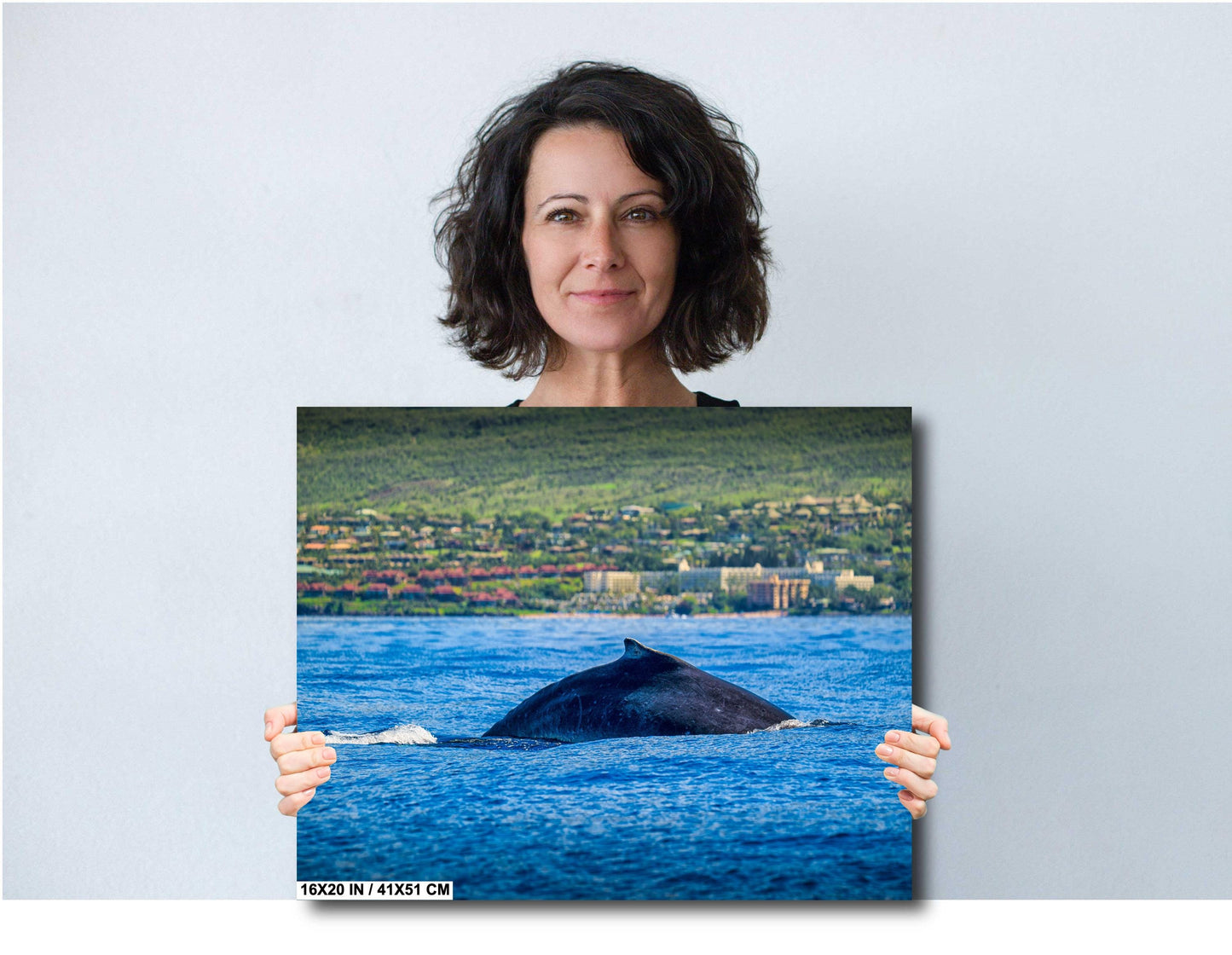 Humpback Whale Wall Art - Ready To Hang Canvas, Metal & Acrylic Ocean Decor