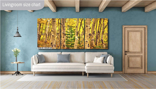 Aspens Photography Print - Colorado Wall Art | Autumn Aspen Trees Canvas Decor