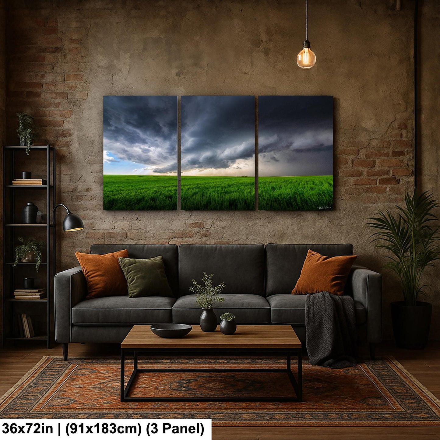 Supercell Storm Photo Print, Dramatic Clouds (Multiple Sizes)