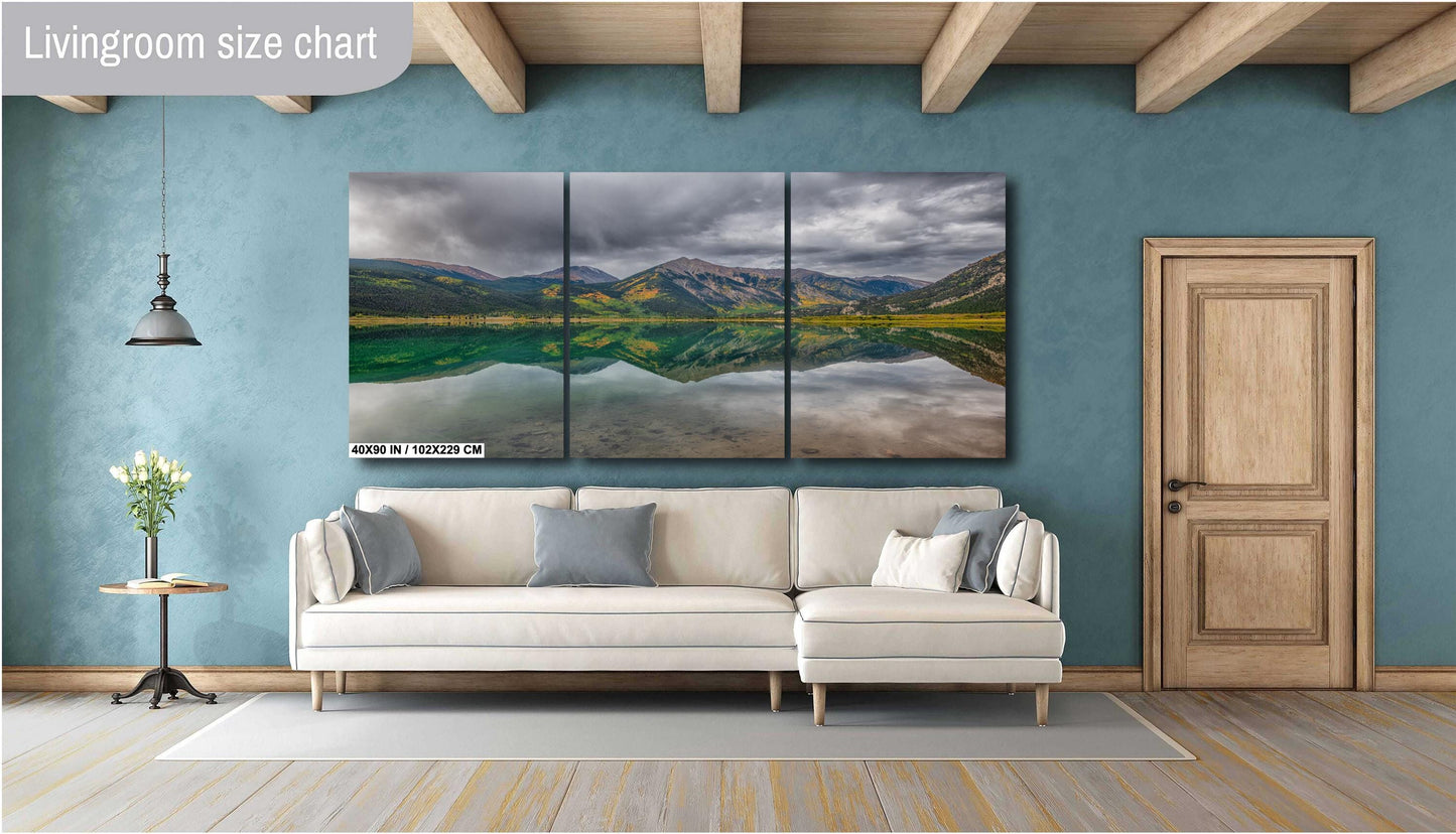 Twin Lakes Colorado Print - Mountain Wall Art | Ready To Hang Canvas & Metal Photo