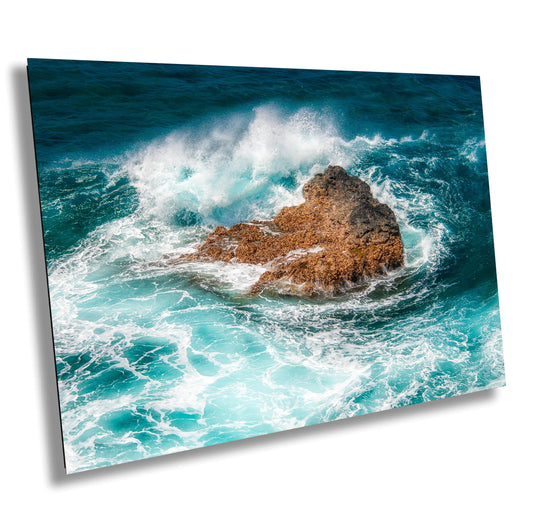 Ocean Wall Art - Coastal Decor | Nautical Beach Poster & Wave Photography Print