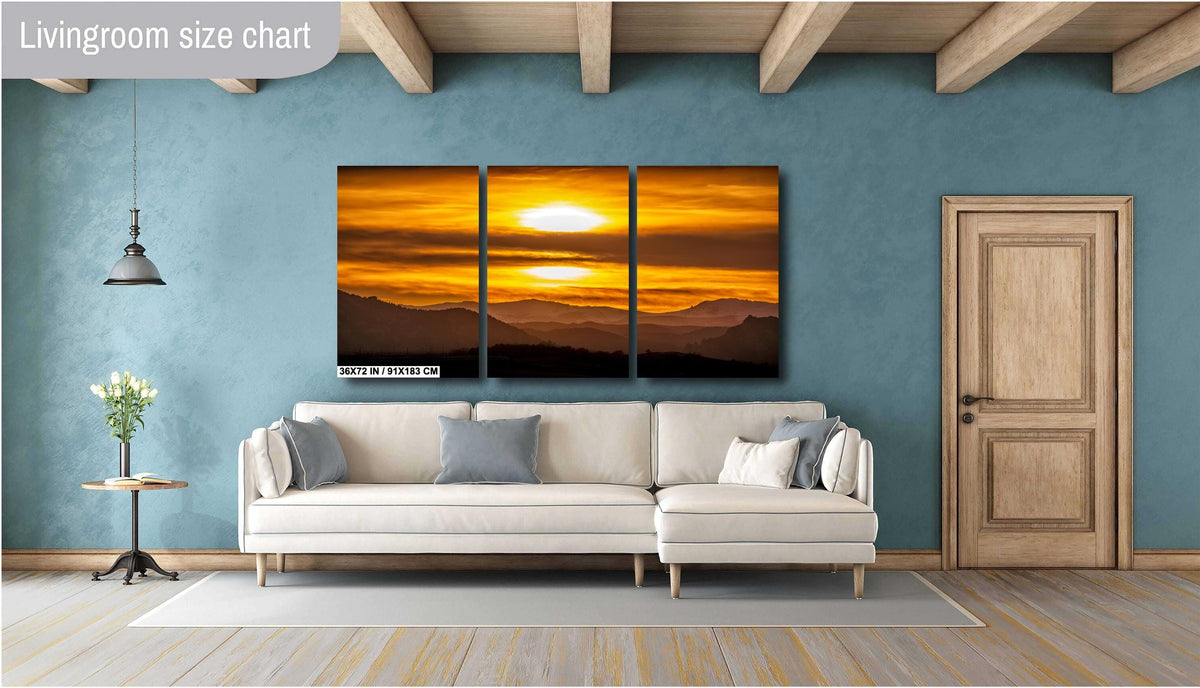 Colorado Sunset Wall Art - Vibrant Mountain Landscape Acrylic Print