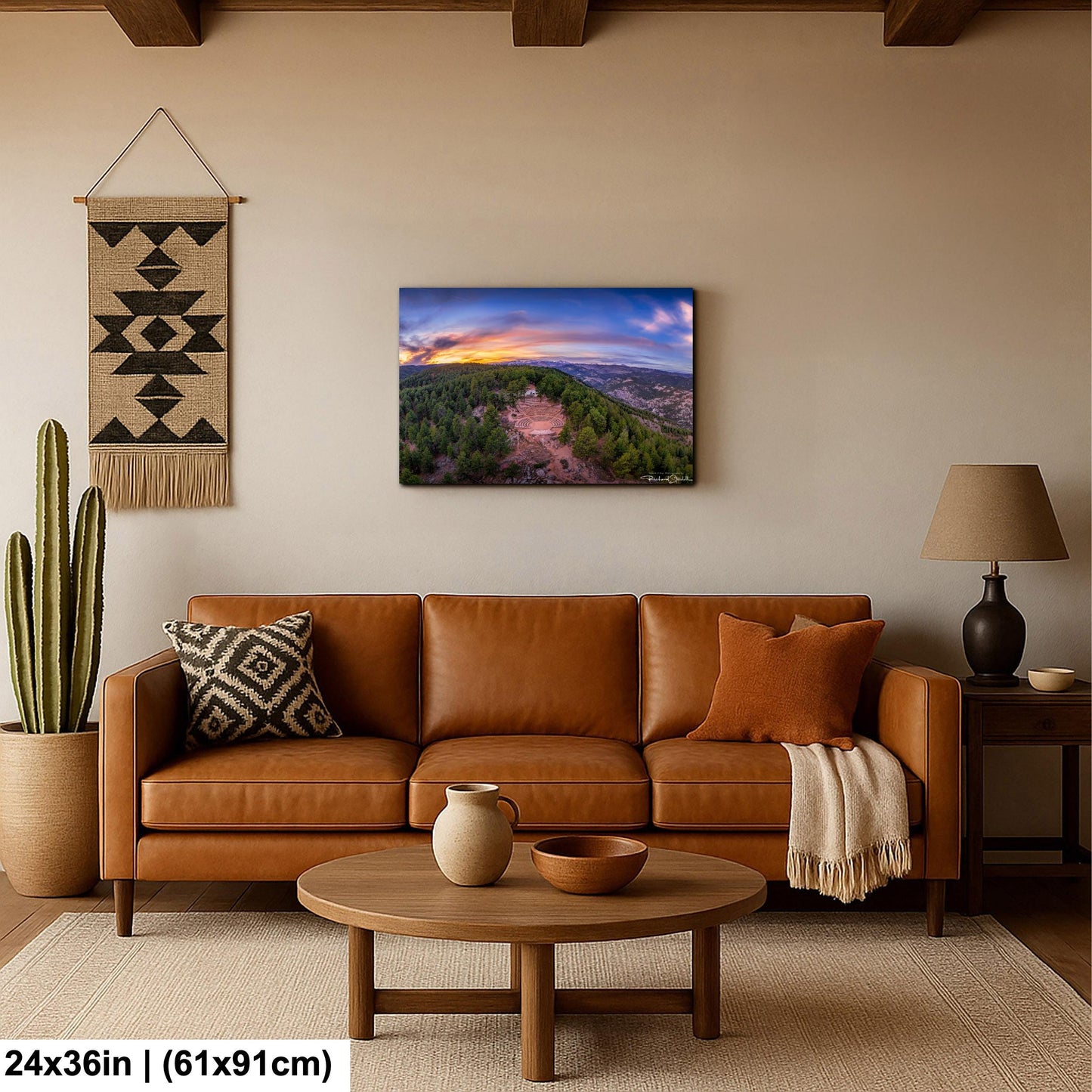 Boulder Sunrise Amphitheater Print: (Canvas, Metal or Acrylic)