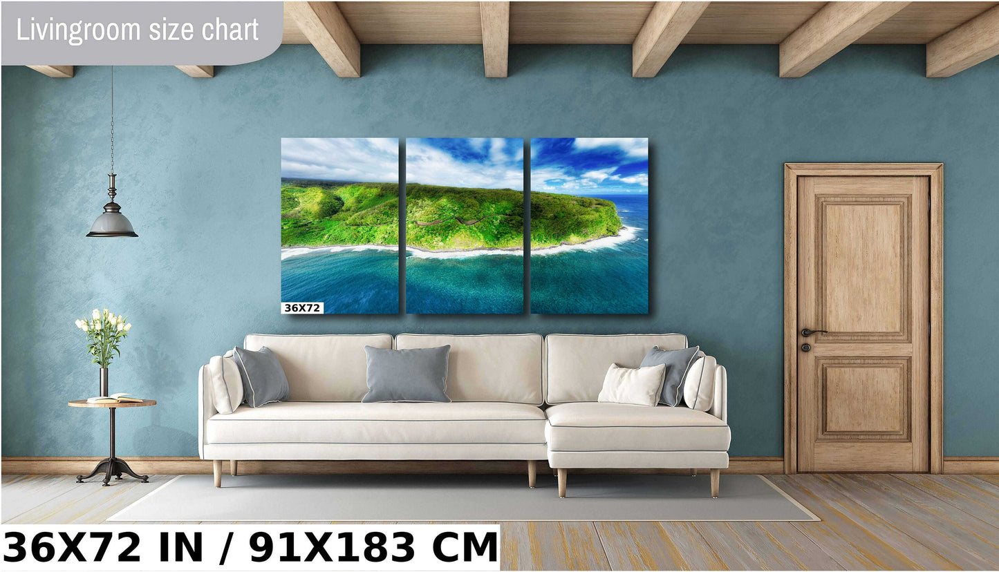 Maui Wall Art - Hawaiian Coastal Decor | Tropical Beach Print on Premium Photo Paper