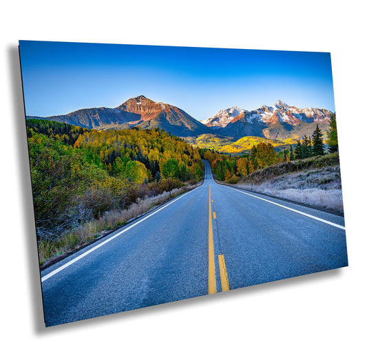 Colorado Wall Art Print - Mountain Landscape Art | Rustic Cabin Decor & Scenic Nature Gift