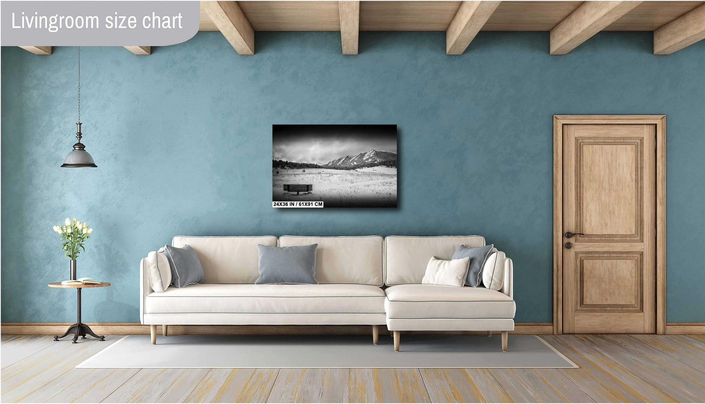 Boulder Flatirons Print – Colorado Wall Art | Ready To Hang Canvas & Metal Photo