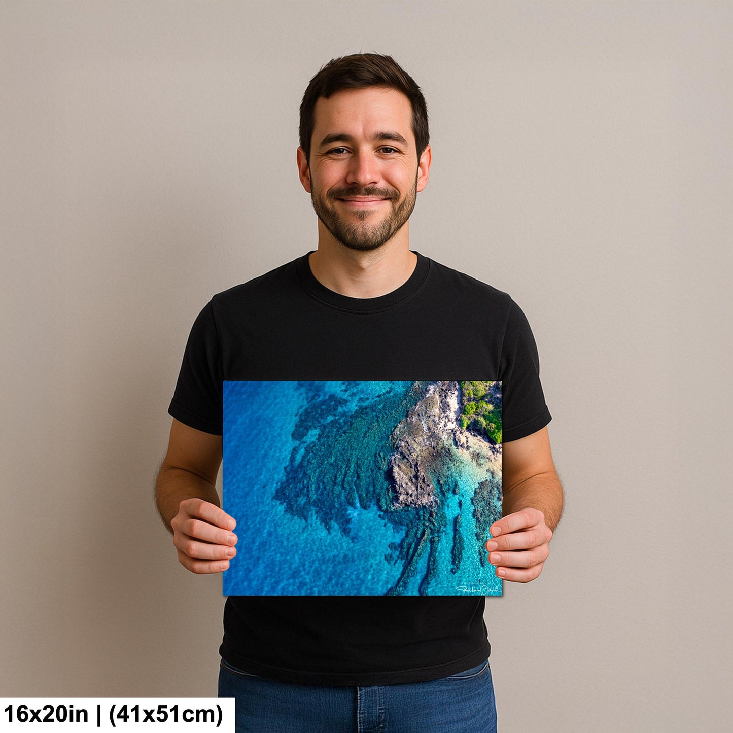 Ocean Reef Photography - Vibrant Coastal Art on Premium Photo Paper Print