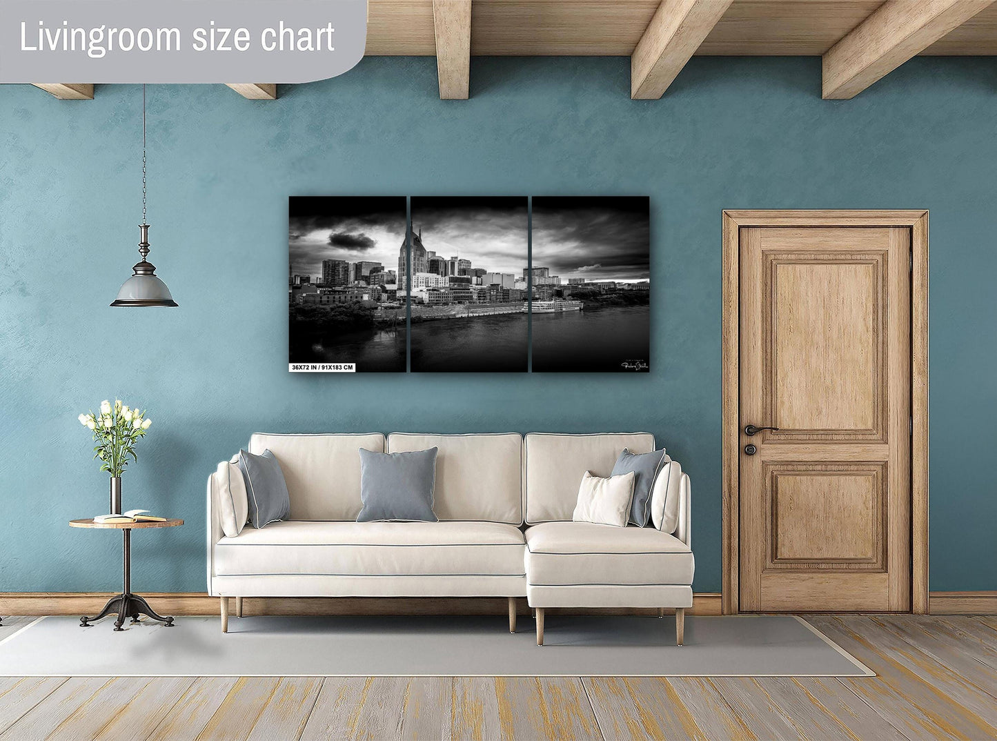 Nashville Skyline Photo Print - Cityscape Wall Art | Music City Photography Gift