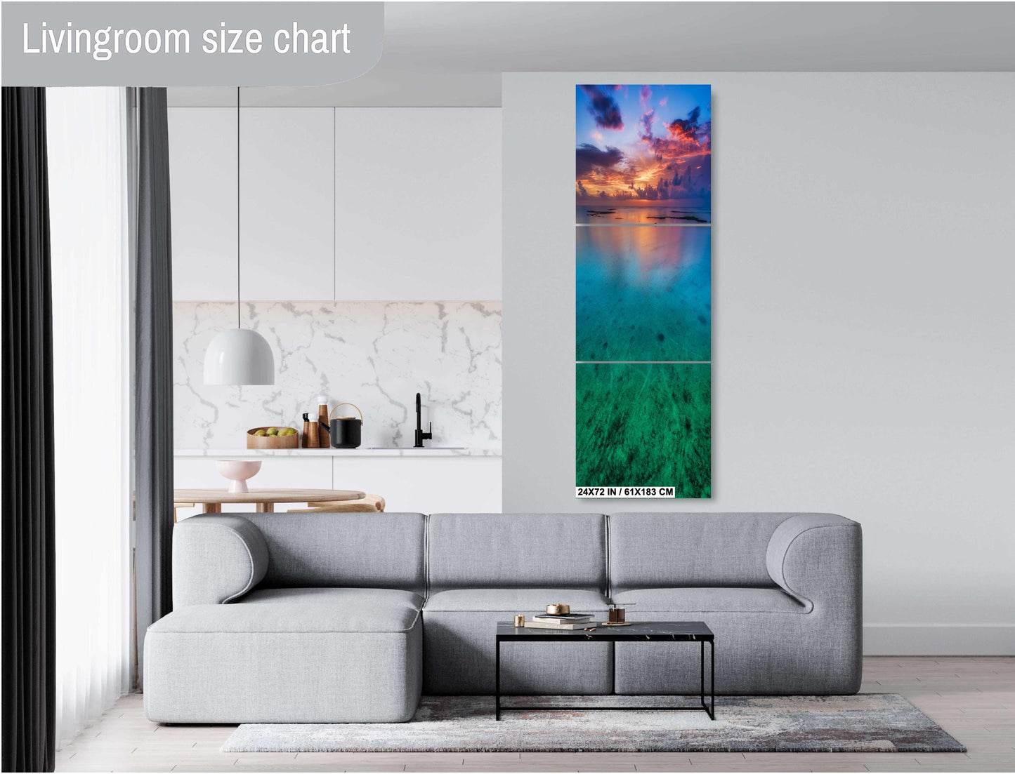 Florida Keys Sunset Canvas | Nautical Wall Decor - Vibrant Coastal Artwork