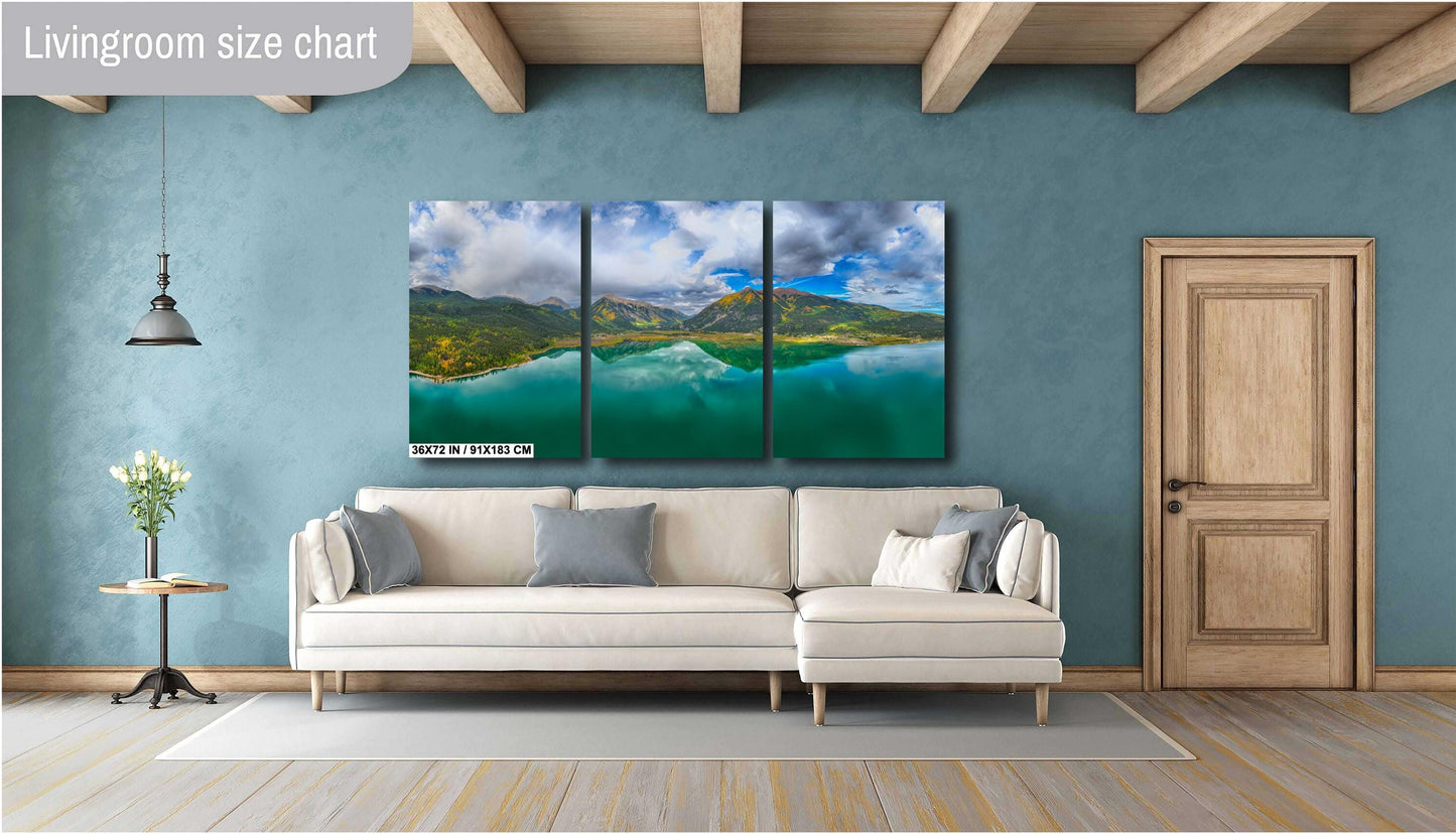 Twin Lakes Wall Art - Colorado Wall Decor | Mountain Canvas Print | Ready To Hang