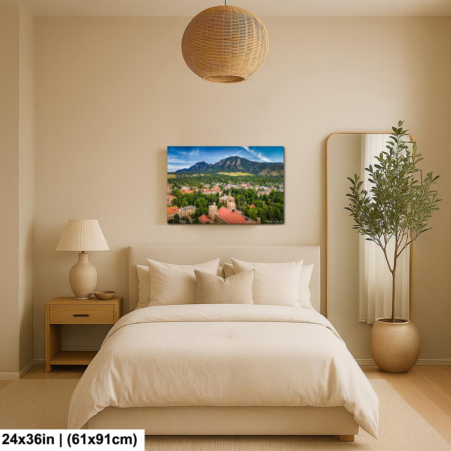 CU Boulder Wall Art – Flatirons Colorado Print | Ready To Hang Canvas