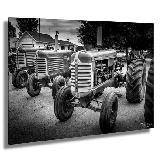 Vintage Oliver Tractor Farm Tractor Print - Rustic Farm Decor | Ready to Hang Canvas