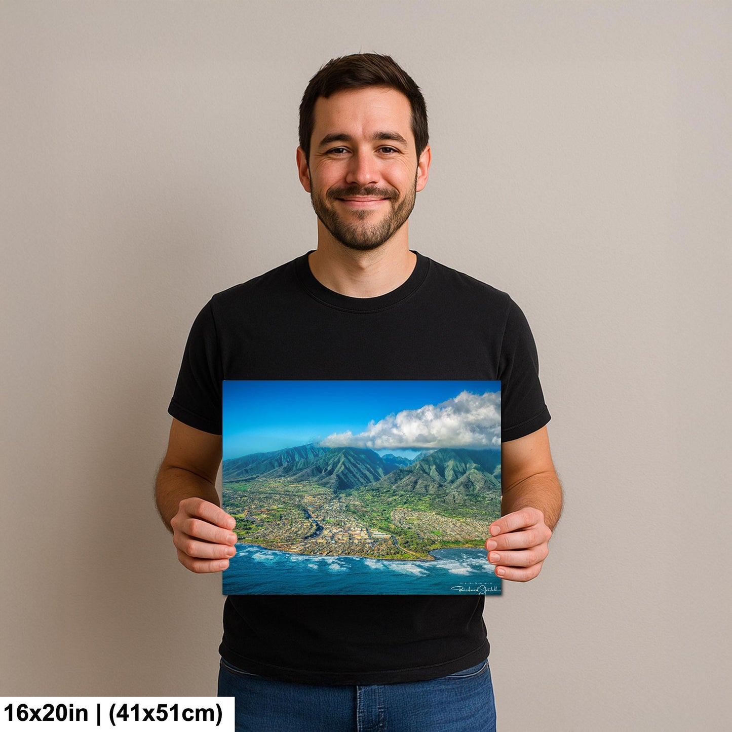 Maui Island Wall Art – Hawaii Landscape Art Coastal Home Decor Canvas Print