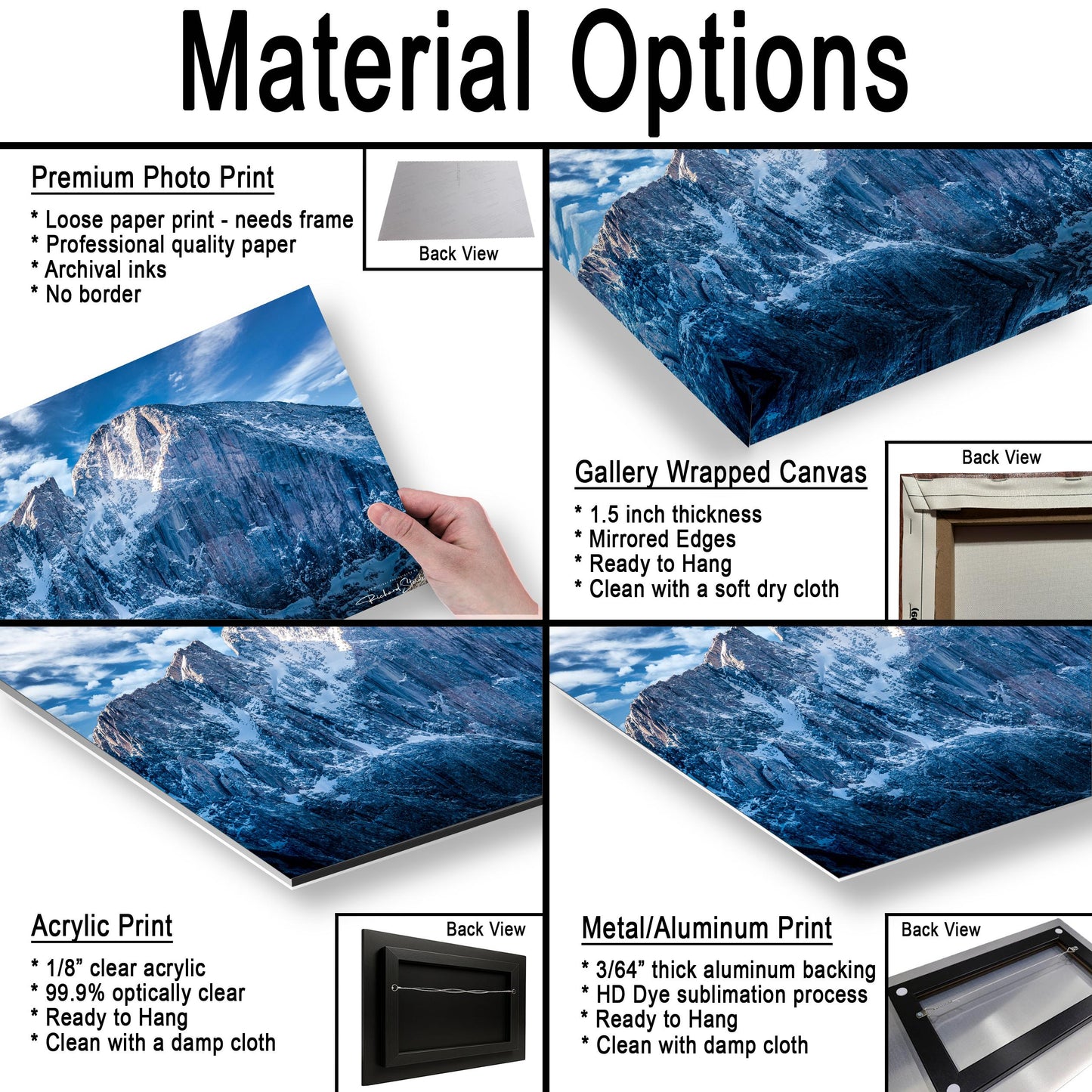 Rocky Mountain Wall Art - Longs Peak Photography Canvas & Premium Photo Prints
