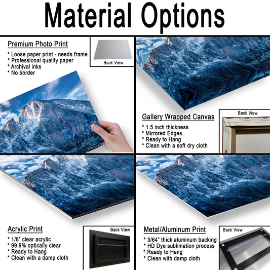 Rocky Mountain Wall Art - Longs Peak Photography Canvas & Premium Photo Prints