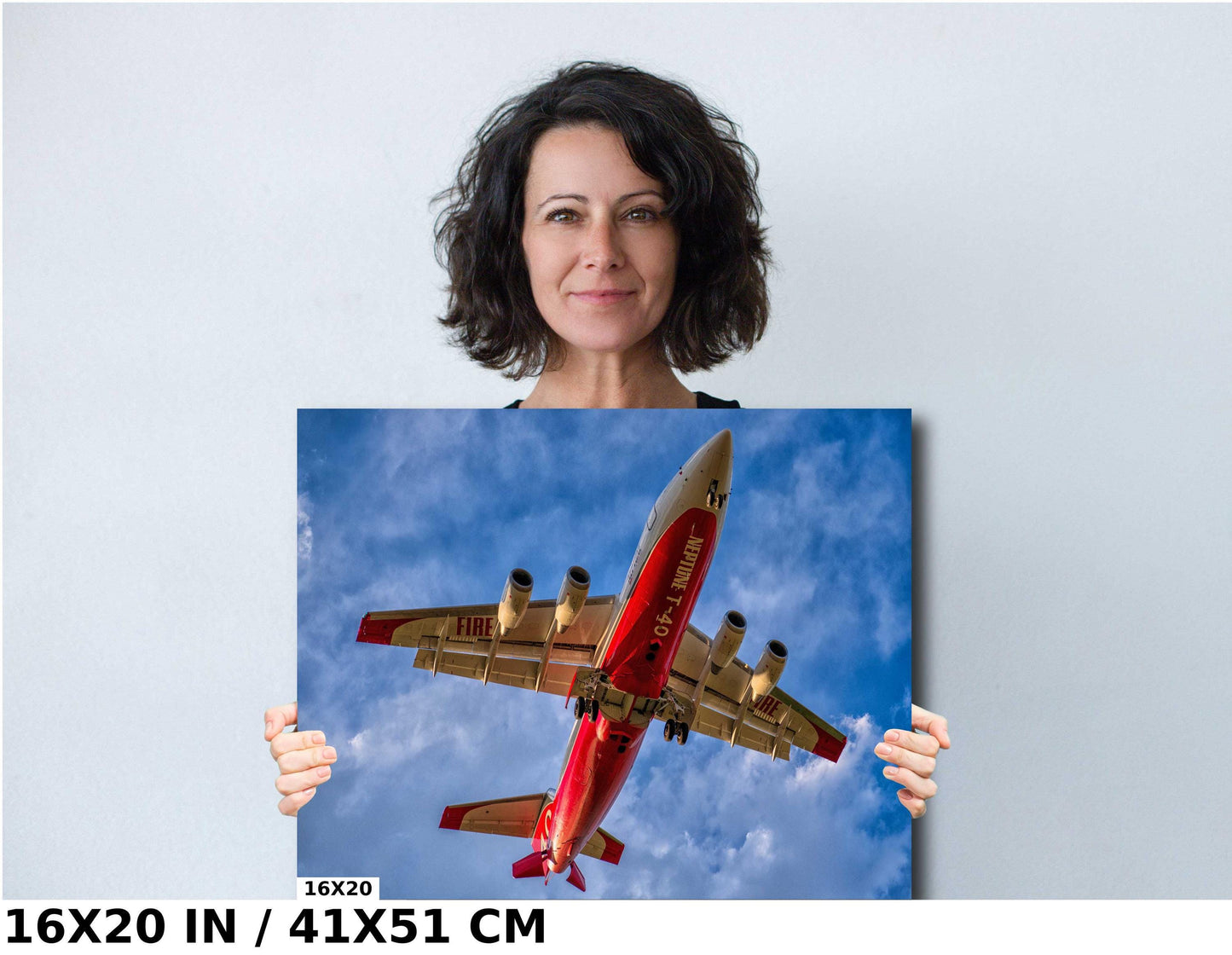 Firefighting Airplane Wall Art – Bold Aviation Wall Decor Featuring Neptune T-40 Print