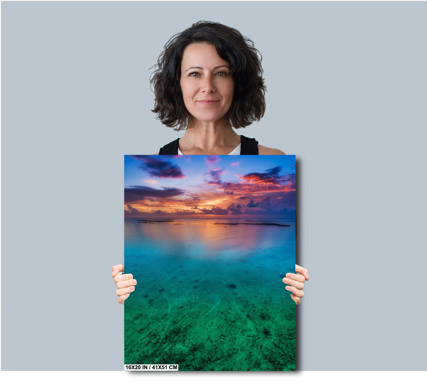Florida Keys Sunset Canvas | Nautical Wall Decor - Vibrant Coastal Artwork