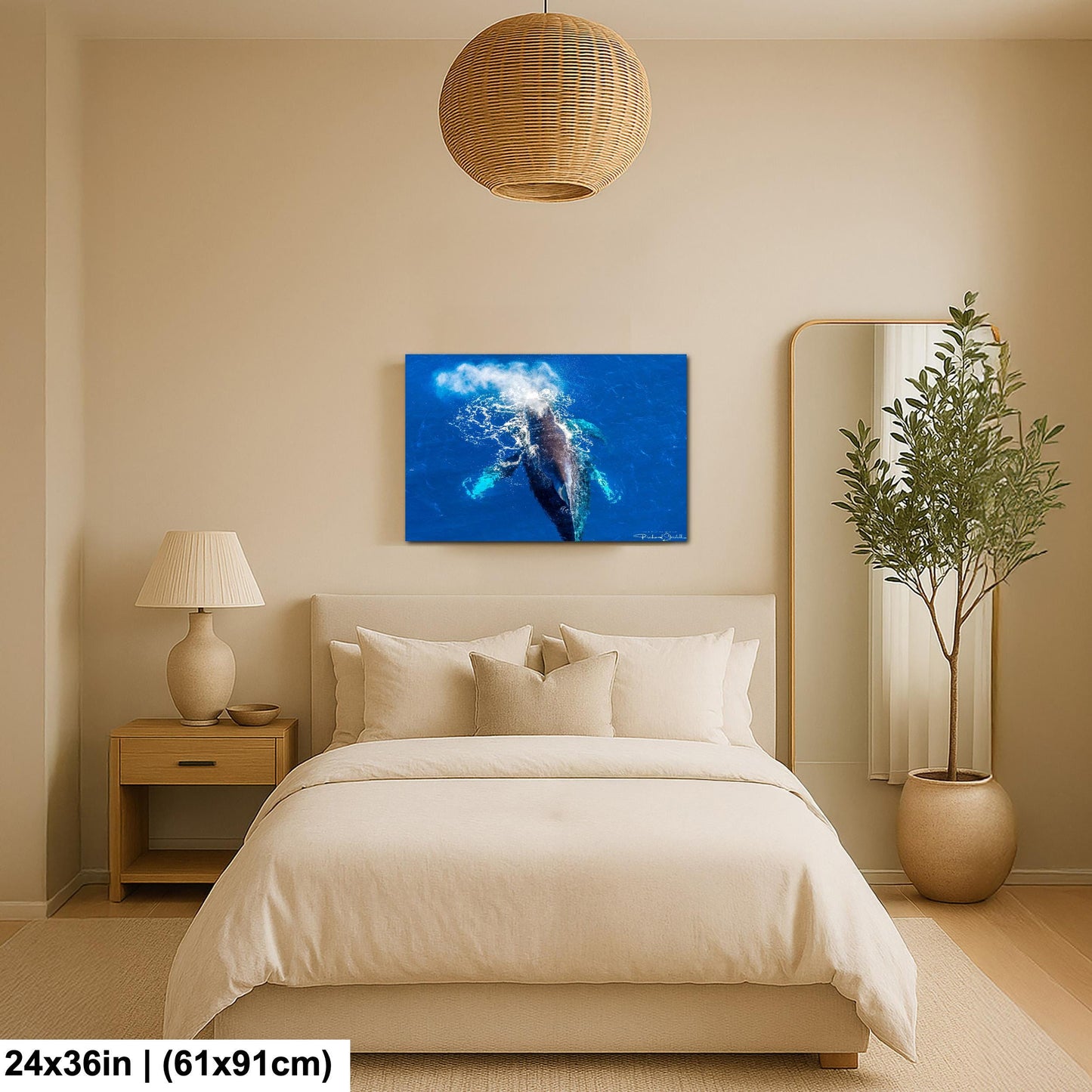Humpback Whale Wall Art - Ocean Photo Print for Home