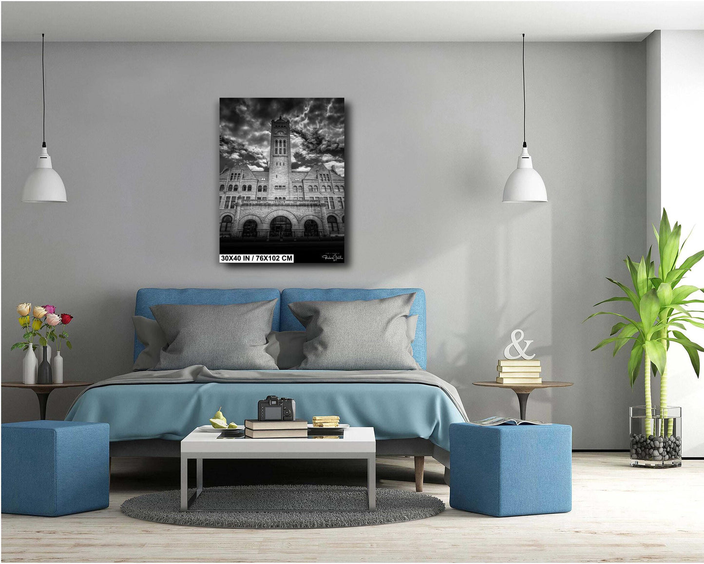 Nashville Cityscape Print – Urban Photography Wall Art | Music City Skyline Gift