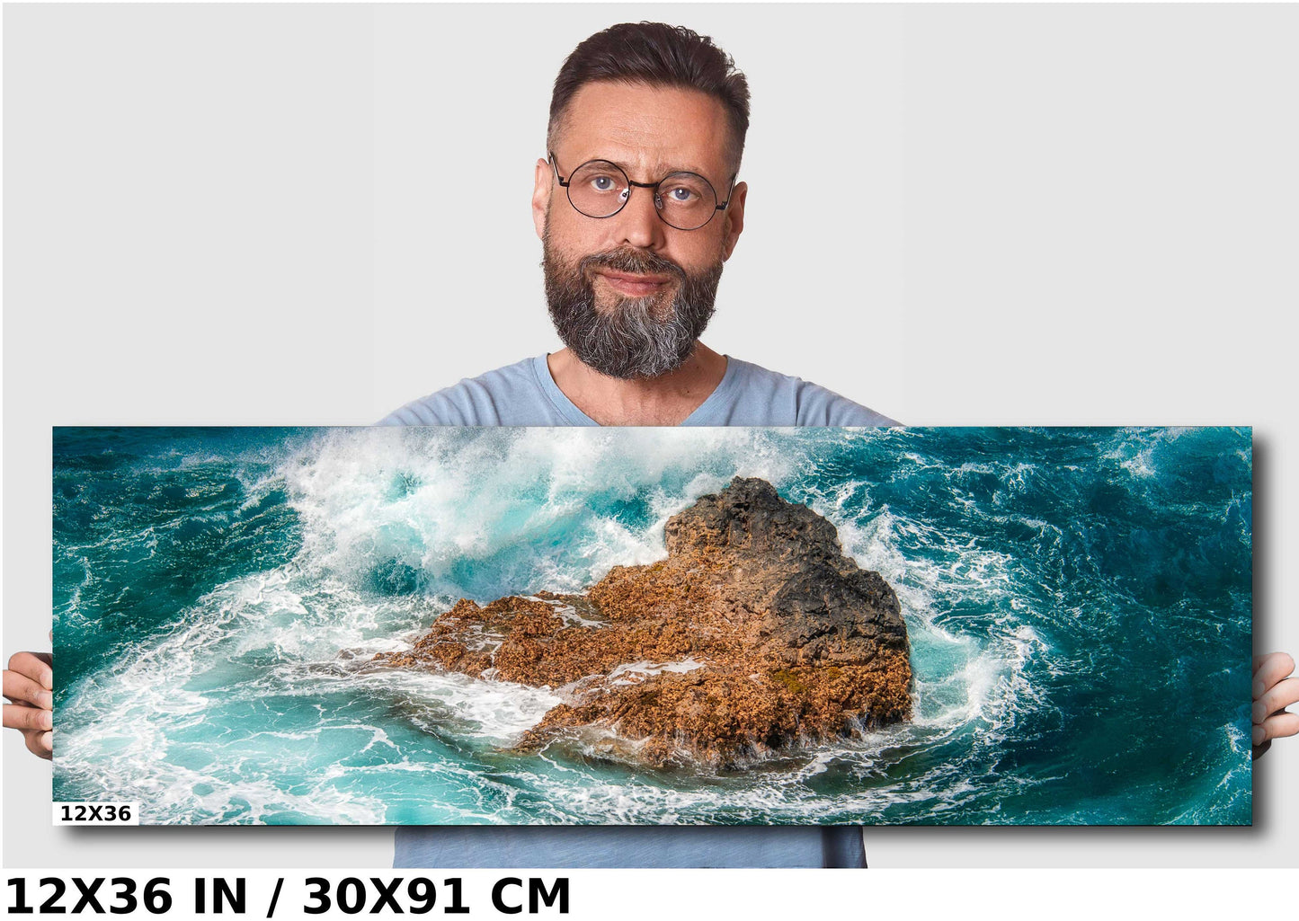 Ocean Wall Art - Coastal Decor | Nautical Beach Poster & Wave Photography Print