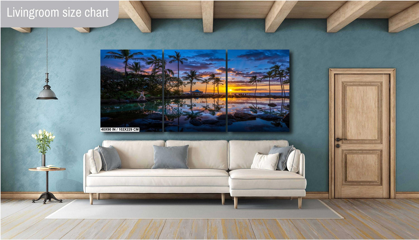Maui Sunset Photo Print - Hawaii Wall Art | Ready To Hang Canvas & Metal Decor
