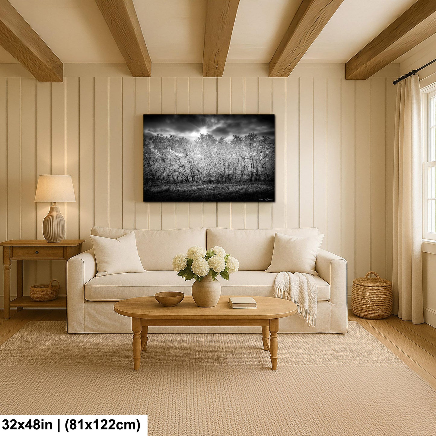 Rocky Mountain Landscape Print: Winter Nature Scene (Canvas or Metal)