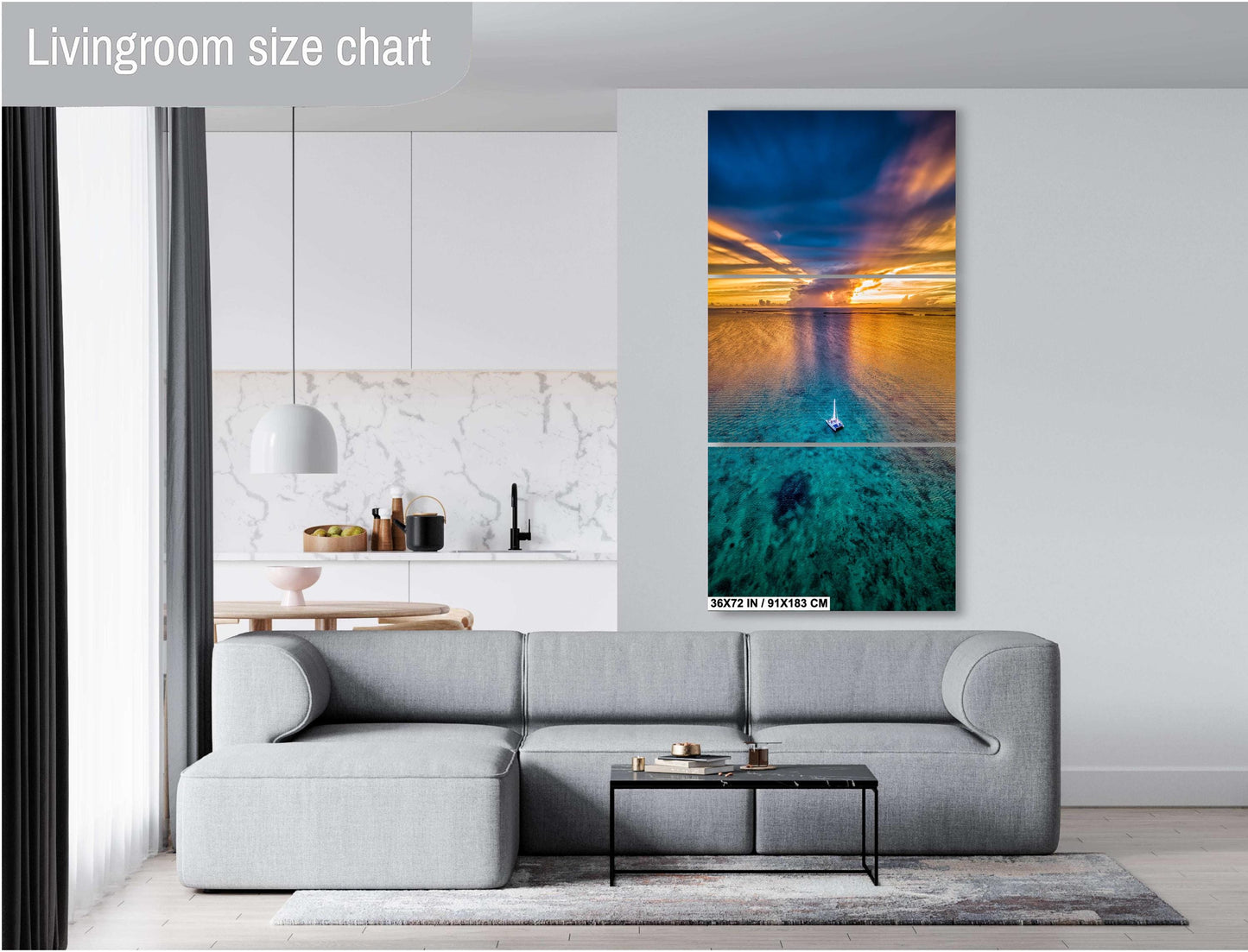Florida Keys Sunset Art Print - Vibrant Sunset Wall Decor | Coastal Home Decor Canvas & Metal
