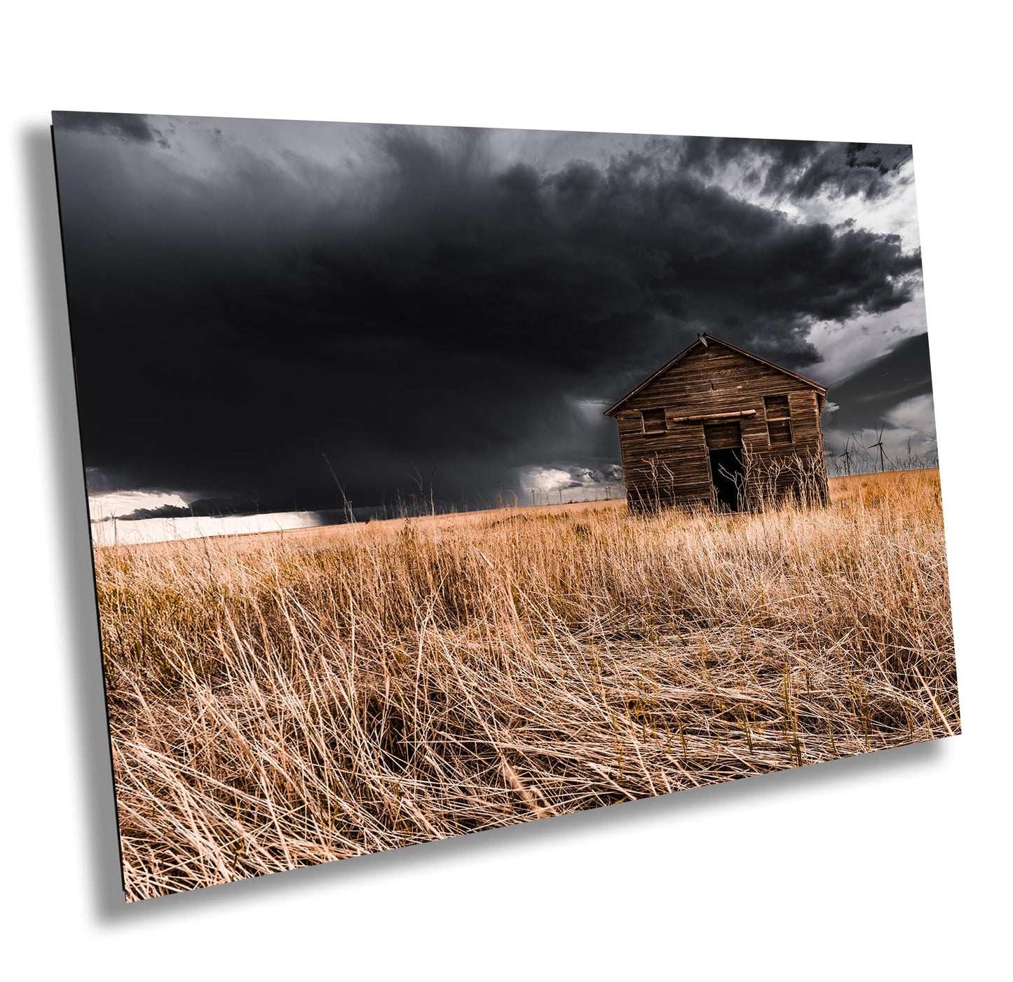 Rustic Farm Wall Art – Old Red Barn Print | Storm Photography Art Canvas