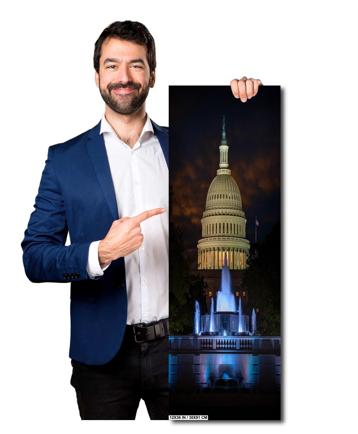 U.S. Capitol Wall Art - Premium Capitol Canvas Print | Washington DC Decor