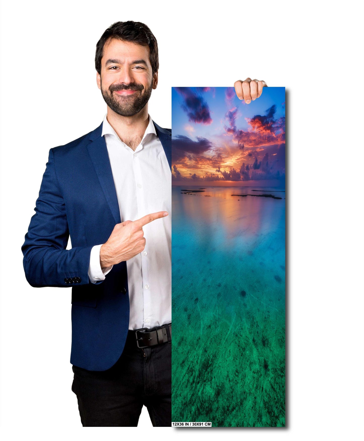Florida Keys Sunset Canvas | Nautical Wall Decor - Vibrant Coastal Artwork