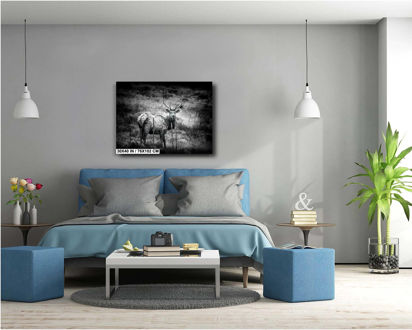 Elk Wall Art - Rocky Mountain Decor | Wildlife Wall Decor for Nature Lovers