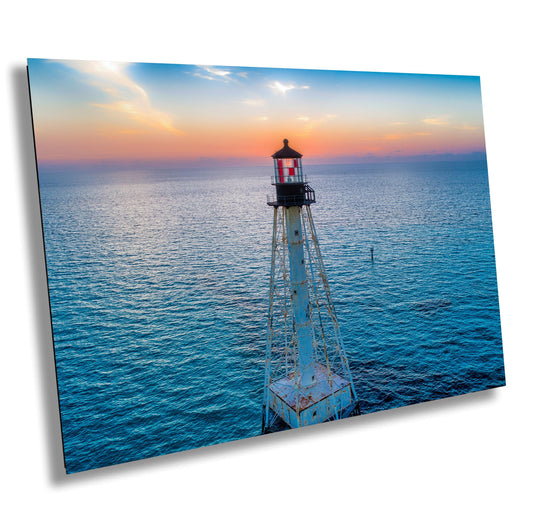 Alligator Reef Lighthouse Print – Nautical Wall Decor | Canvas, Metal & Acrylic Art