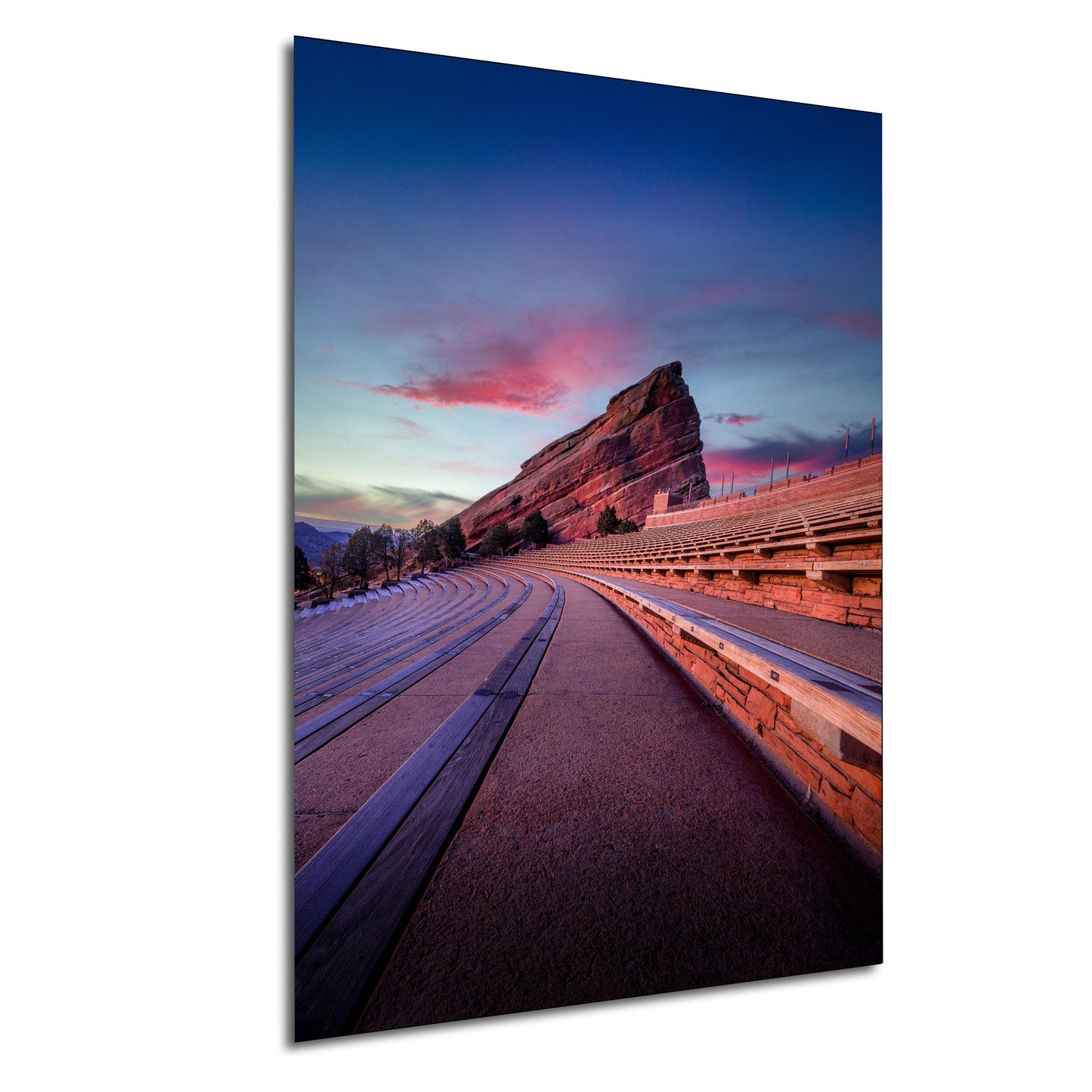 Red Rocks Landscape Print – Colorado Wall Art | Sunrise Canvas & Metal Decor