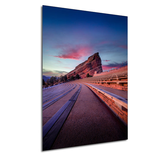 Red Rocks Landscape Print – Colorado Wall Art | Sunrise Canvas & Metal Decor
