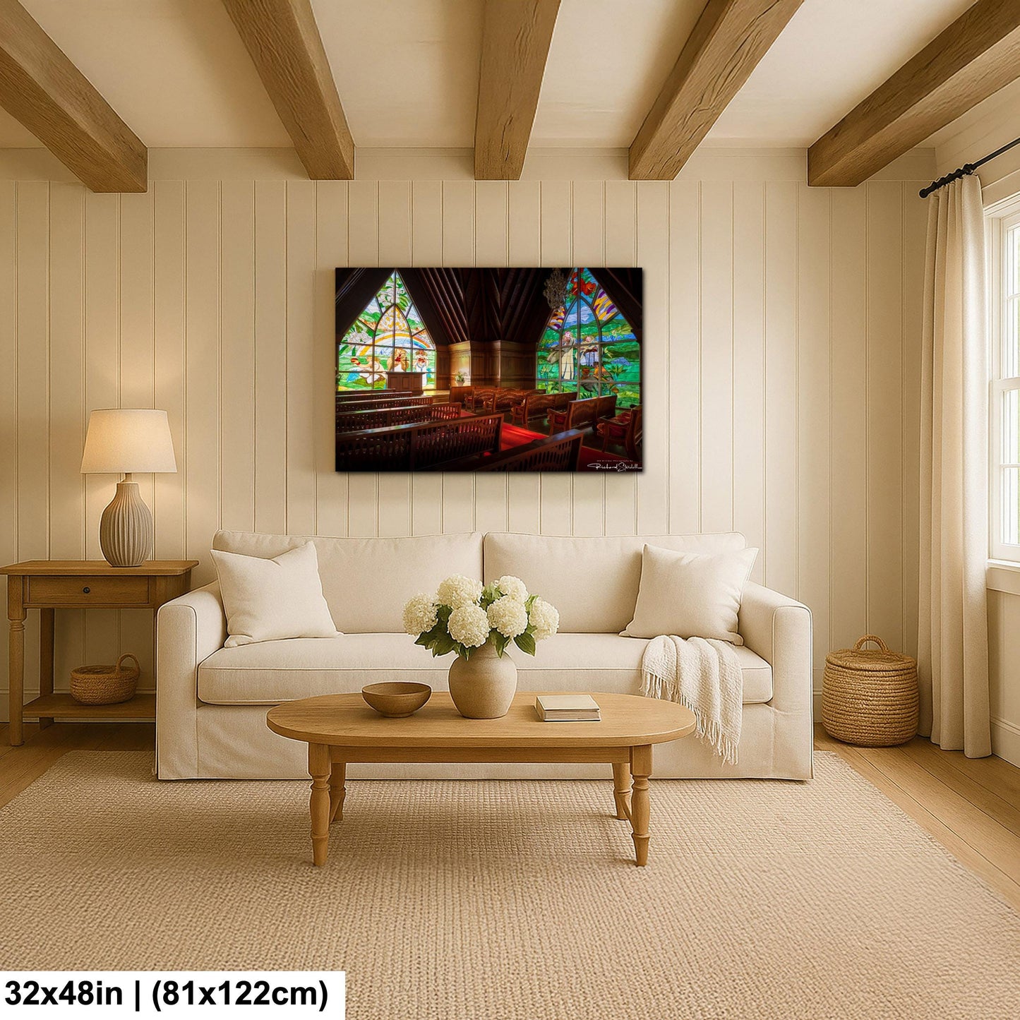 Wailea Chapel Maui Print (Ready to Hang or Paper)