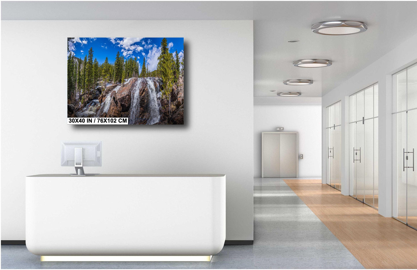 Colorado Waterfall Wall Art - Landscape Canvas, Metal & Acrylic Prints