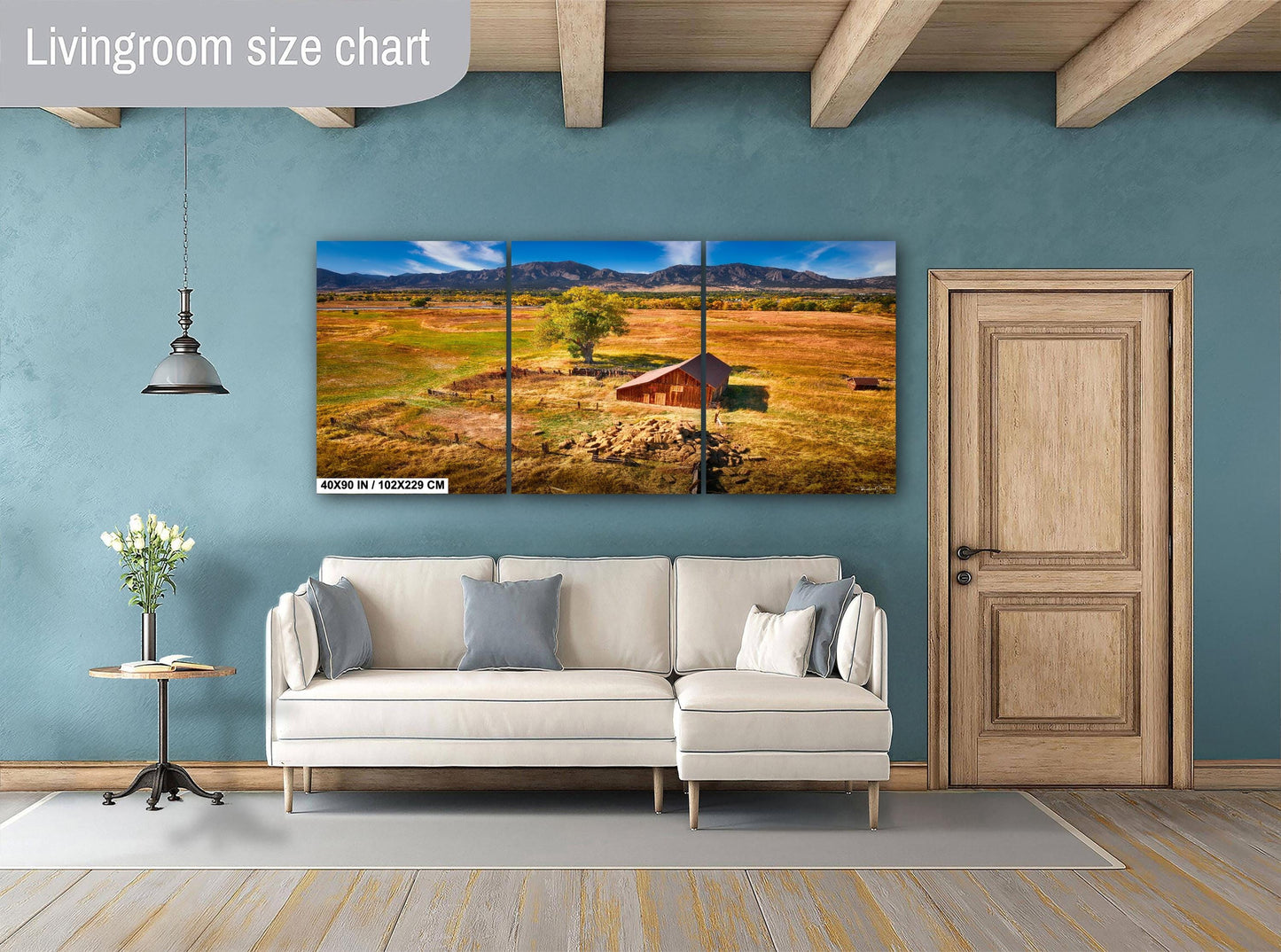 Boulder Flatirons Wall Art – Colorado Canvas Print | Metal Wall Decor, UV Resistant