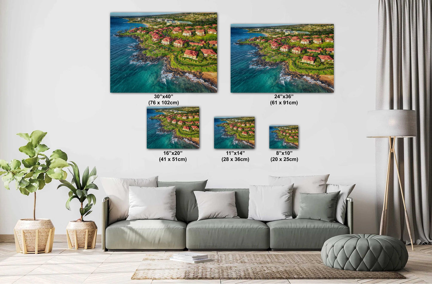 Maui Wall Art - Tropical Canvas Print | Ready to Hang | Vivid Color Prints