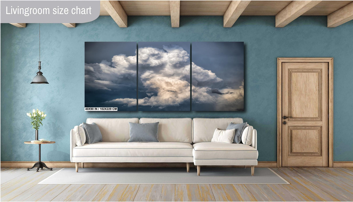 Storm Landscape Print - Dramatic Storm Art | Moody Wall Decor, Ready to Hang Canvas