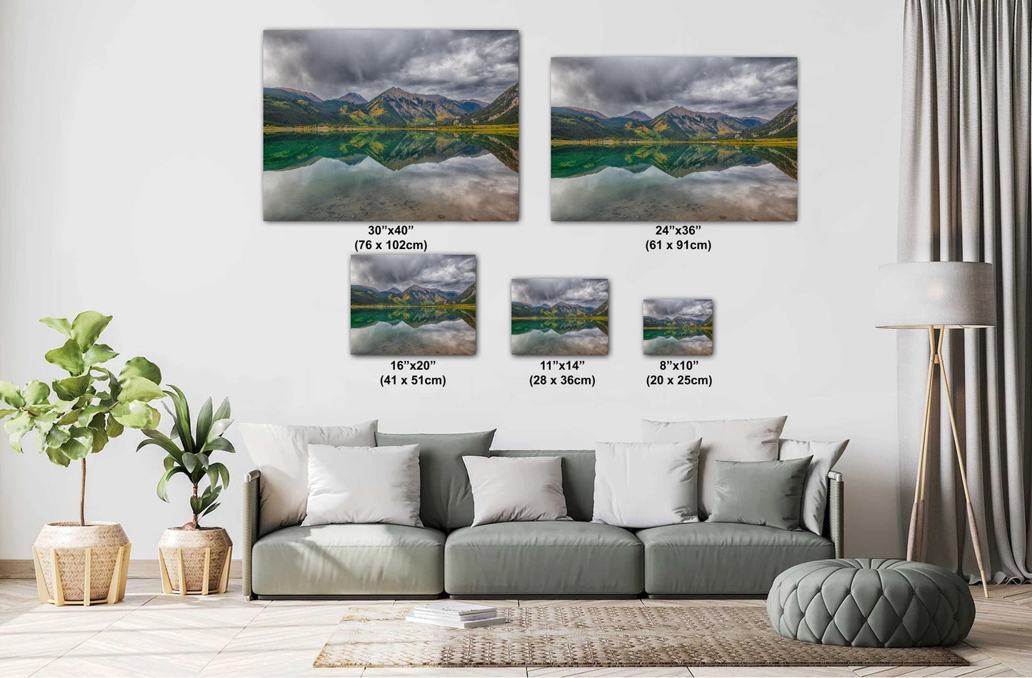 Twin Lakes Colorado Print - Mountain Wall Art | Ready To Hang Canvas & Metal Photo