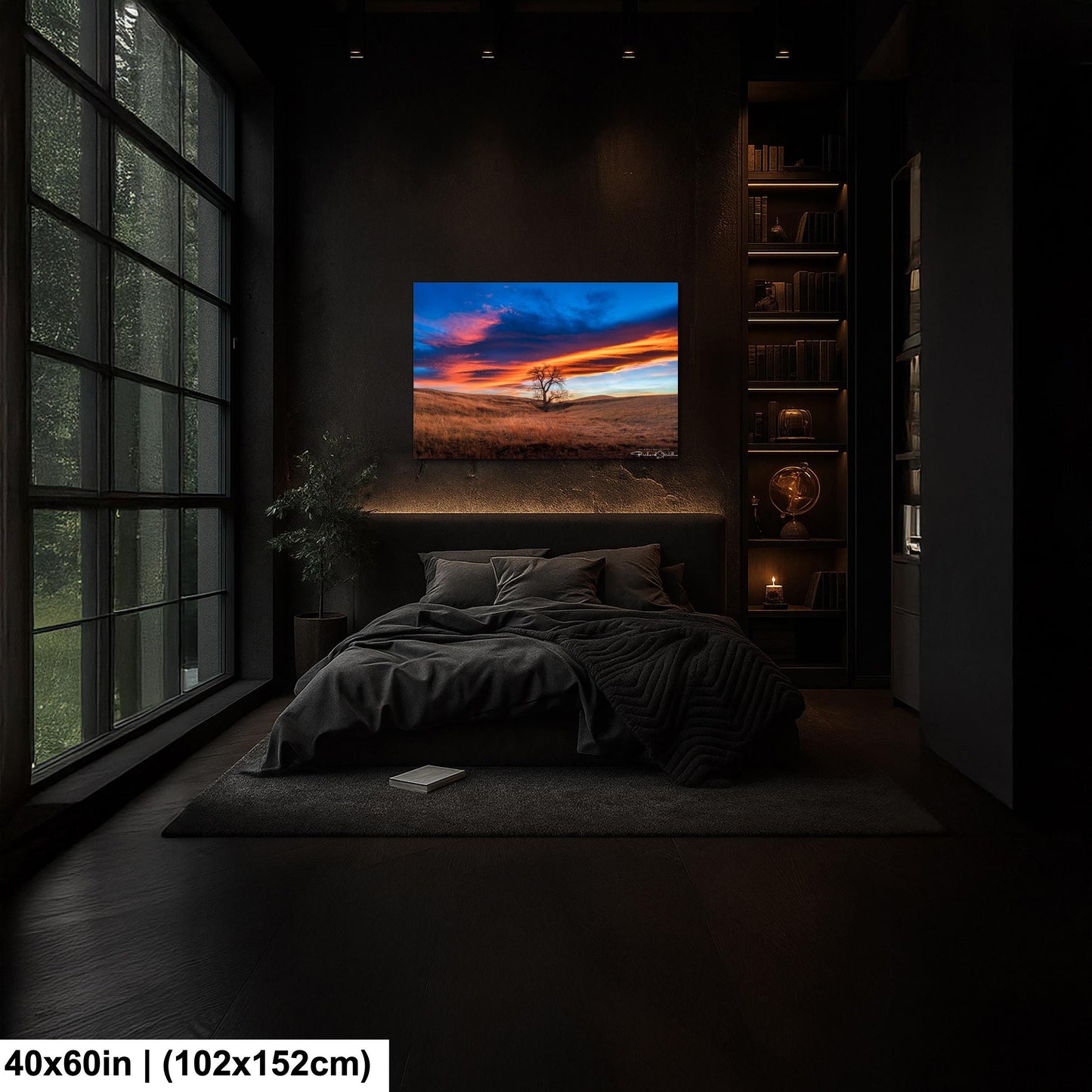 Colorado Sunset Photo Print – Western Landscape Art With Rustic Decor & Vivid Colors