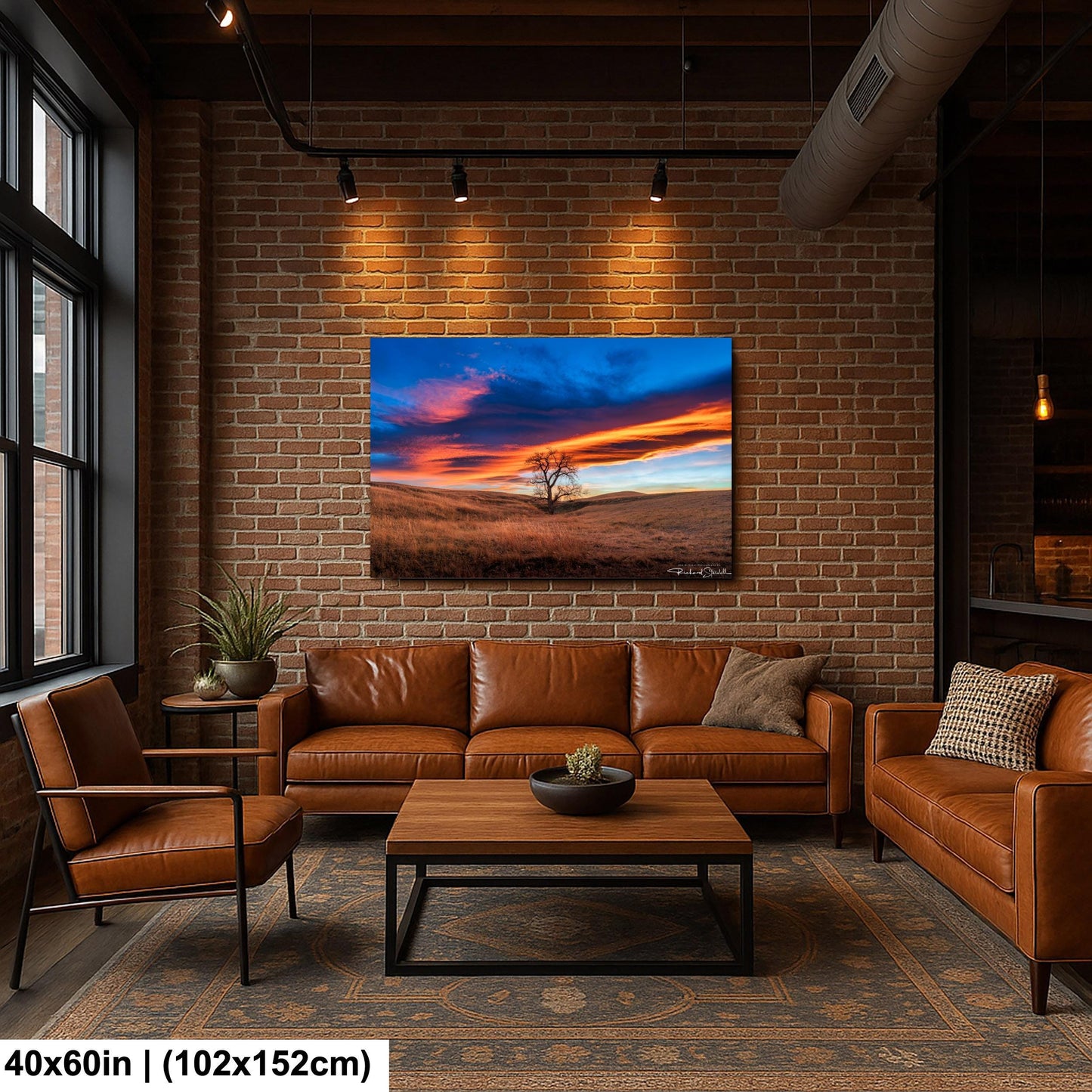 Colorado Sunset Photo Print – Western Landscape Art With Rustic Decor & Vivid Colors