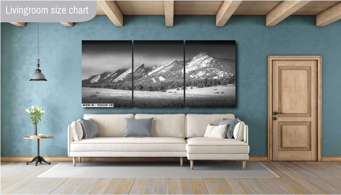 Boulder Flatirons Print - Colorado Wall Art | Ready To Hang Canvas & Metal Photo