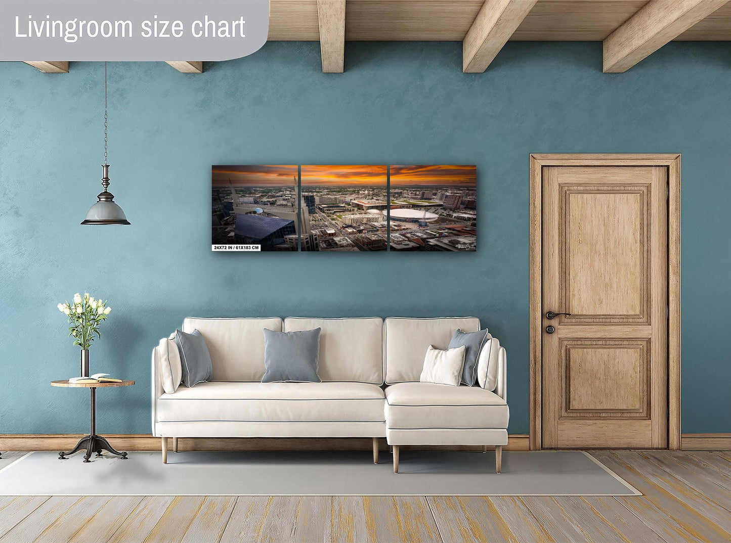 Nashville Skyline Photo Print - Cityscape Wall Art | Music City Photography Gift