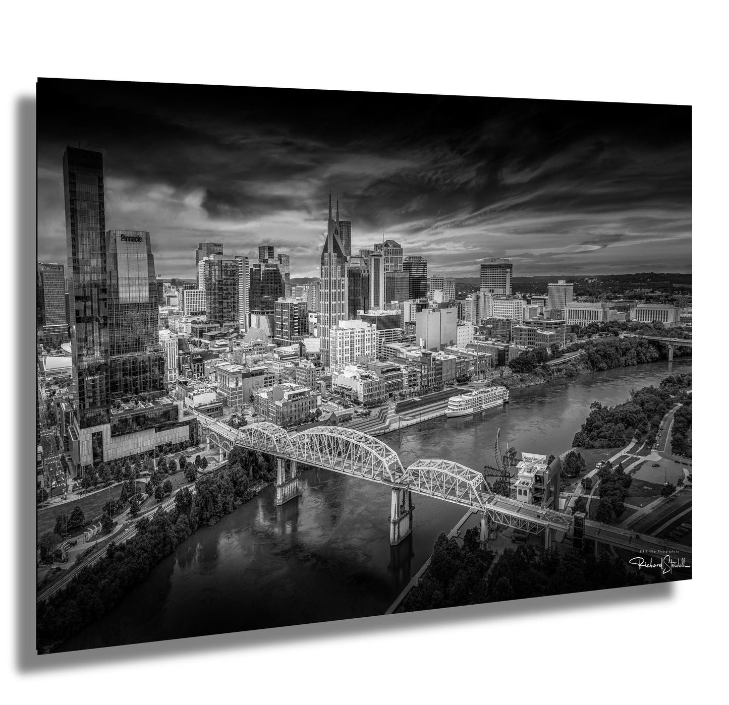 Nashville Skyline Print - Cityscape Wall Art | Modern Home Decor Gift for Nashville Lovers