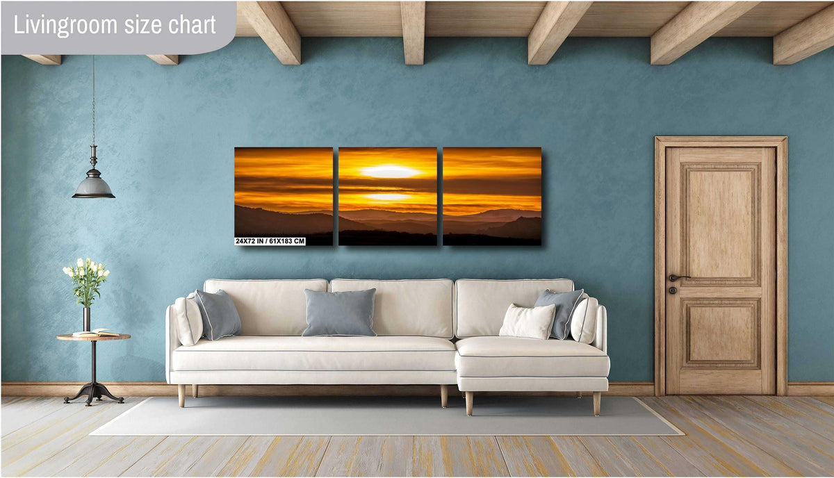 Colorado Sunset Wall Art - Vibrant Mountain Landscape Acrylic Print