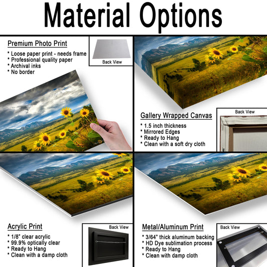 Boulder Flatirons Canvas Print, Colorado Mountains (Multiple Sizes)