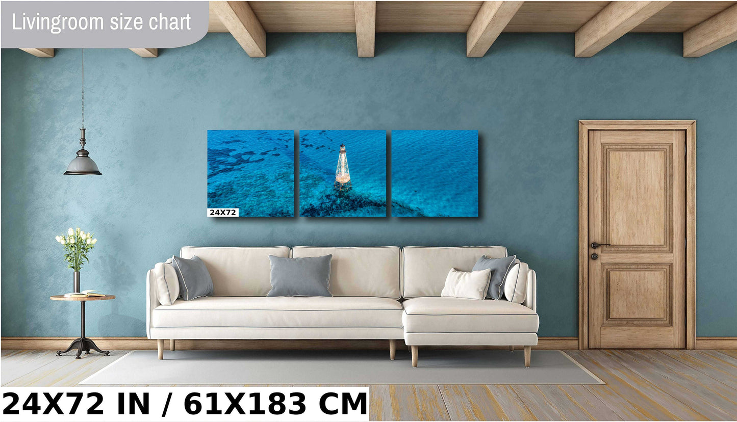 Florida Keys Wall Art – Tropical Coastal Decor | Beach House Wall Hanging